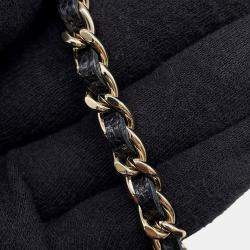 مملوكة مسبقًا Chanel Matelasse 2Way Chain Vanity Case Black Caviar Leather