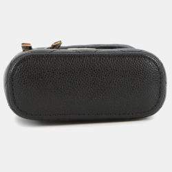 مملوكة مسبقًا Chanel Matelasse 2Way Chain Vanity Case Black Caviar Leather