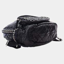 مملوكة مسبقًا Chanel Black Nylon and Tweed Coco Neige Backpack