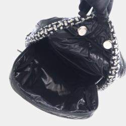 مملوكة مسبقًا Chanel Black Nylon and Tweed Coco Neige Backpack