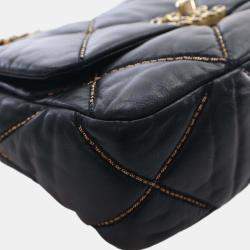 مملوكة مسبقًا Chanel Black Medium Lambskin 19 Flap