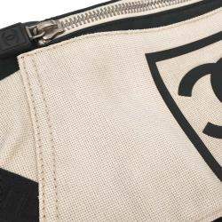 Pre Owned Chanel White Canvas Sport Line Waist Bum Bag
