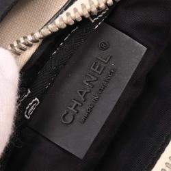 Pre Owned Chanel White Canvas Sport Line Waist Bum Bag