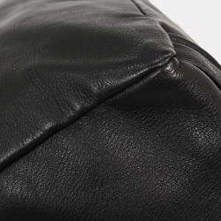 Pre Owned Chanel Black Lambskin Mademoiselle Lock Handbag