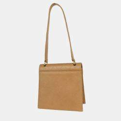 Pre Owned حقيبة شانيل بيج جلد عجل