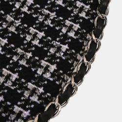 Pre Owned Chanel Black Tweed Urban Spirit Backpack