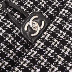 Pre Owned Chanel Black Tweed Urban Spirit Backpack