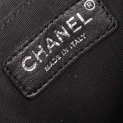 Pre Owned Chanel Black Tweed Urban Spirit Backpack