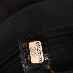 Pre Owned Chanel Black Tweed Urban Spirit Backpack