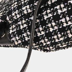 Pre Owned Chanel Black Tweed Urban Spirit Backpack