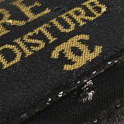 مملوكة مسبقًا حقيبة شانيل سوداء ترتر تجرؤ على الإزعاج للكتف