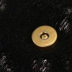 مملوكة مسبقًا حقيبة شانيل سوداء ترتر تجرؤ على الإزعاج للكتف