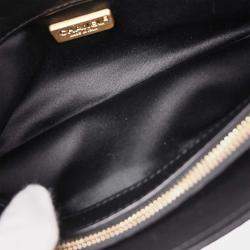 مملوكة مسبقًا حقيبة شانيل سوداء ترتر تجرؤ على الإزعاج للكتف