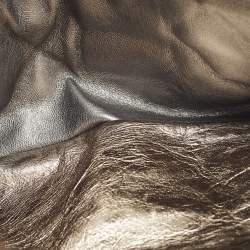 مملوكة مسبقًا حقيبة شانيل ريشيو 2.55 كلاسيك 228  جلد فضي مبطن بقلاب