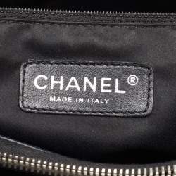 مملوكة مسبقًا Chanel Black Quilted Caviar Leather GST Shopper Tote