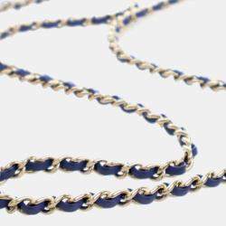 مملوكة مسبقًا Chanel Blue Small Chevron Calfskin Envelope Flap