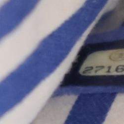 مملوكة مسبقًا Chanel Blue Small Chevron Calfskin Envelope Flap