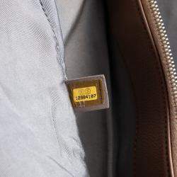 Pre Owned Chanel Brown CC Quilted Caviar Timeless Tote