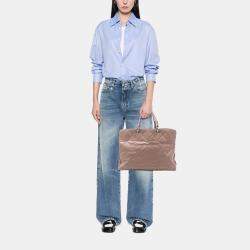 Pre Owned Chanel Brown CC Quilted Caviar Timeless Tote