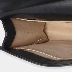 مملوكة مسبقًا Chanel Black Quilted Goatskin Vertical Chic Pearls Flap Bag