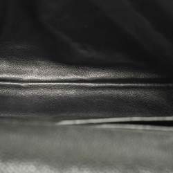 Pre Owned Chanel Classic Single Flap Maxi Black Caviar Quilted Leather Bag