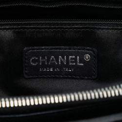 Pre Owned Chanel Black Caviar Grand Shopping Tote