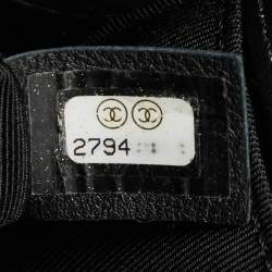 Pre Owned حقيبة شانيل قلاب بوي جلد مبطن أخضر صغيرة