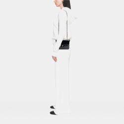 Pre Owned حقيبة فردية مستقيمة شانيال سي سي مبطن براءة سوداء