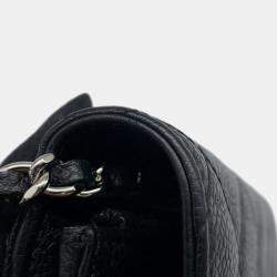 Pre Owned حقيبة شانيل شانيال ووليت على السلسلة الكافيار كوادير س. س. السوداء