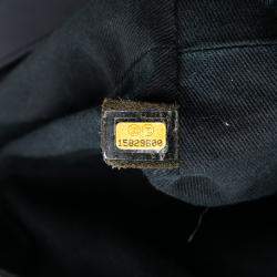 Pre Owned حقيبة فلاب شانيل أسود جلد العجل مبطن بشعار CC في العمل