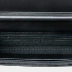 Pre Owned Chanel Black CC Quilted Patent Wallet On Chain