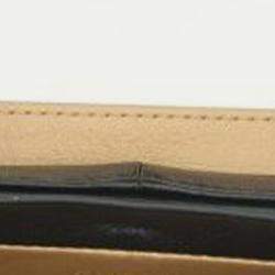 Pre Owned حقيبة شانيل فانيتي CC صغيرة مبطنة جلد حملان سوداء بسلسلة