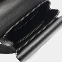 Pre Owned حقيبة كتف شانيل ماتيلاسيه من جلد البقر المحبب ب اللون الأسود