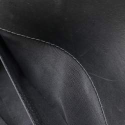 Pre Owned حقيبة كتف شانيل بوي شانيل 25 خياطة برية ماتيلس كو كو مارك سلسلة جلد العجل الناعم أسود