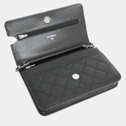 Pre Owned محفظة شانيلاين كلاسيك تايمليس بسلسلة