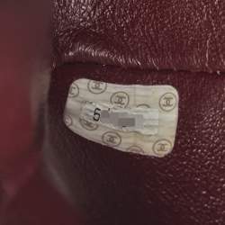 Pre Owned حقيبة كتف شانيل كوكو مارك ماتيلسي 23 مزدوجة الطي سلسلة جلد خروف أسود