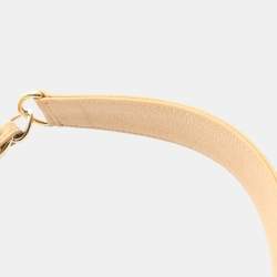 Pre Owned Chanel Matelasse Shoulder Bag In Caviar Grained Calfskin Beige