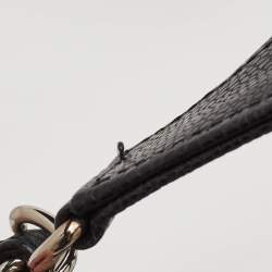 Pre Owned Chanel Black Quilted Caviar Leather GST Shopper Tote