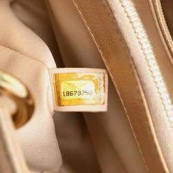 Pre Owned حقيبة يد شانيل جراند شوبينج كافيار بنية اللون