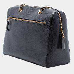 Pre Owned Chanel Black CC Caviar Shoulder Bag