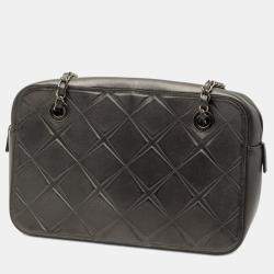 Pre Owned Chanel CC Embossed Calfskin Propeller Camera Bag