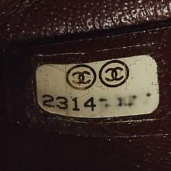 Pre Owned حقيبة شانيل ميني ريشيو 2.55 كلاسيك 244 جلد ميتاليك مبطن بقلاب