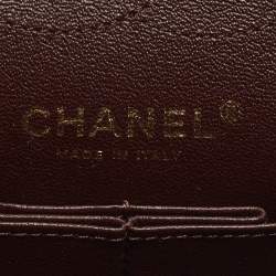 Pre Owned حقيبة شانيل ميني ريشيو 2.55 كلاسيك 244 جلد ميتاليك مبطن بقلاب