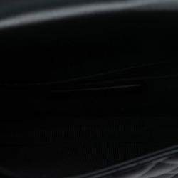 مملوكة مسبقًا Chanel Black CC Quilted Lambskin Side Packs Flap