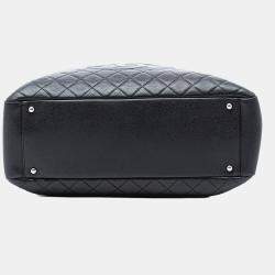 Pre Owned Chanel Black Caviar Grand Shopping Tote XL