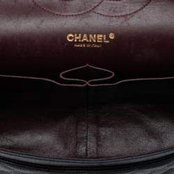 مملوكة مسبقًا Chanel Black Jumbo Classic Caviar Double Flap