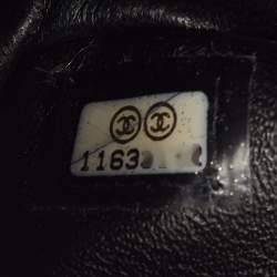 مملوكة مسبقًا حقيبة شانيال قلاب مزدوج 225 كلاسيك 2.55 ريإيشو قماش مبطن أسود