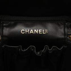 مملوكة مسبقًا حقيبة شانيل فانيتي كافيار سي سي سوداء