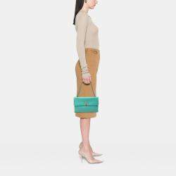 Pre Owned Chanel Blue Chocolate Bar Lambskin Reissue 2.55 Chain Handbag