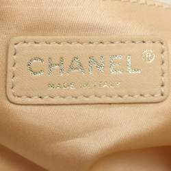 Pre Owned Chanel Rodeo Drive XL White Leather Shoulder Bag